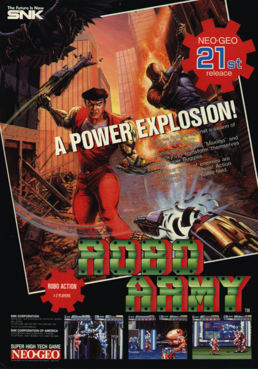 Robo Army (set 1) Arcade Game Cover